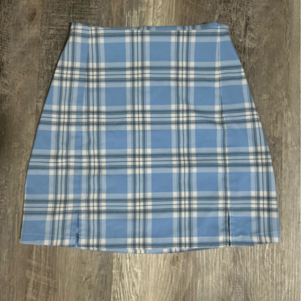 Brandy Meville Plaid Mini Skirt Size 0 - XS
